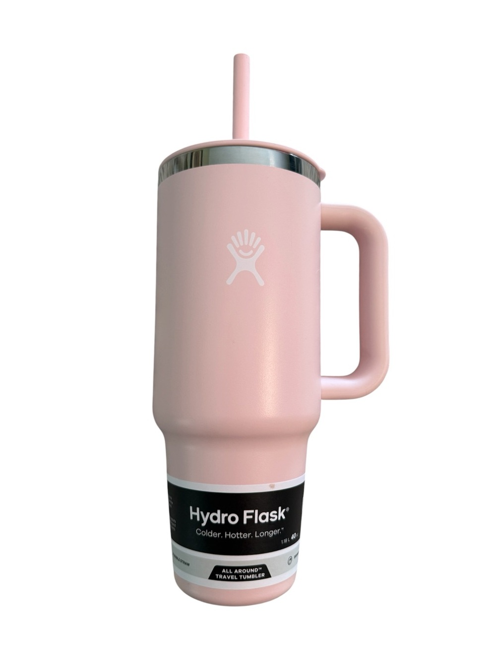 NWT Hydro Flask Pink 40 oz All Round Travel Tumbler